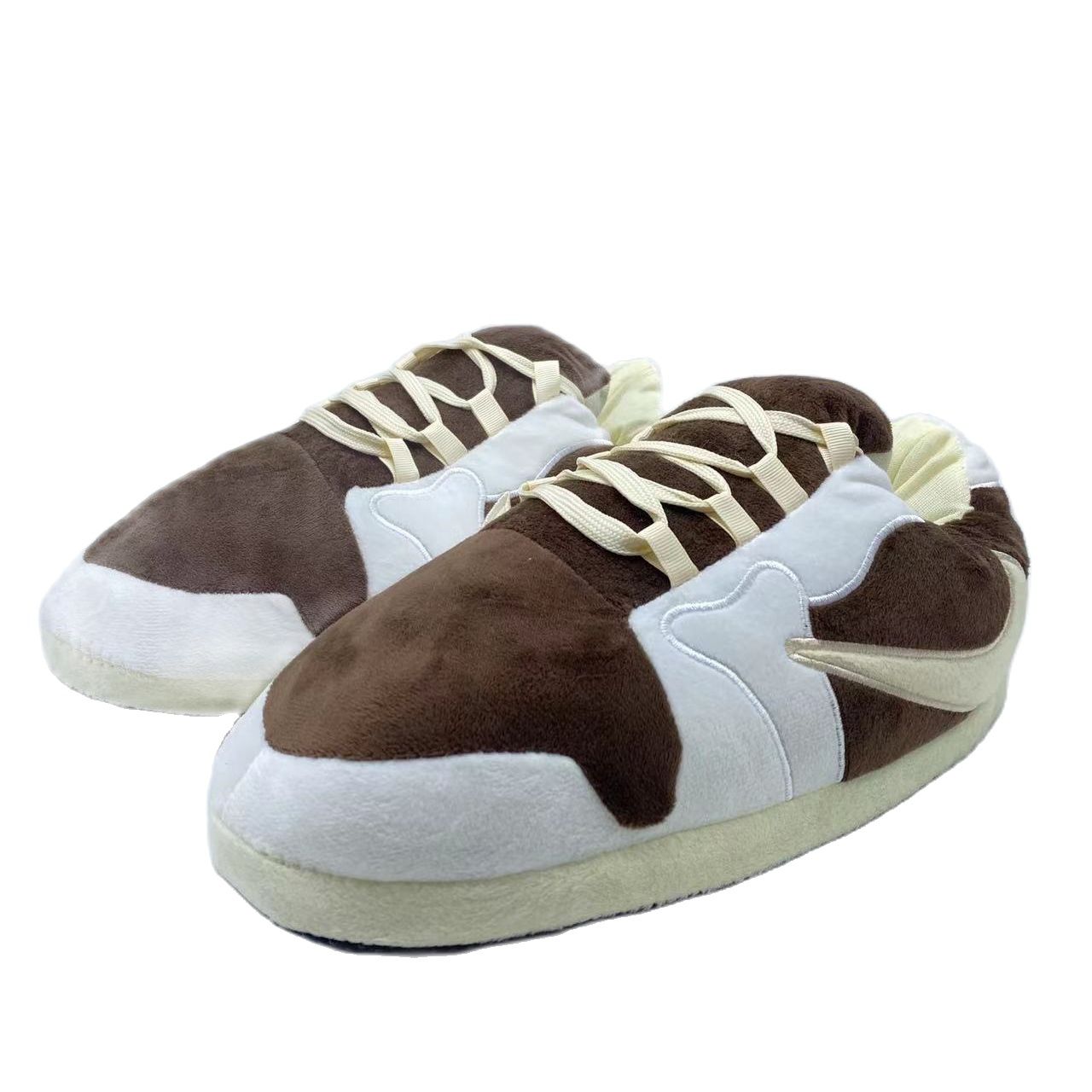 Low 'OG' Brown-White Sneaker Slippers