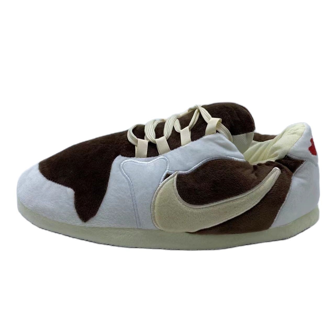 Low 'OG' Brown-White Sneaker Slippers