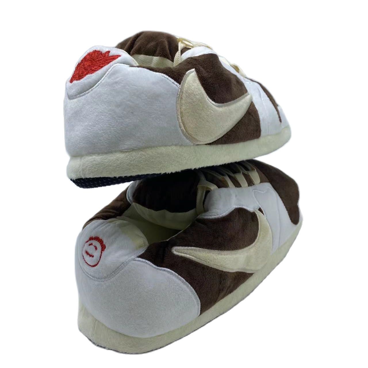 Low 'OG' Brown-White Sneaker Slippers