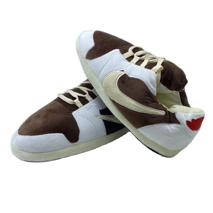 Low 'OG' Brown-White Sneaker Slippers